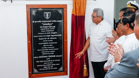 President-declares-open-first-ever-seven-story-building-‘Sath-Mahala’-at-Ananda-College