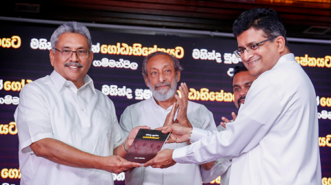 President-attends-the-launch-of-Mahinda-Sulangin-Gotabhishekaya-book