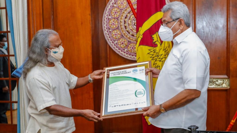 President-honoured-for-leading-an-eco-friendly-Presidential-Election-campaign