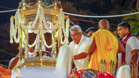 kotte-annual-perahera-concludes-under-presidents-patronage