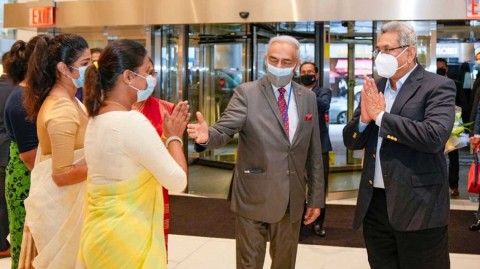 President-arrives-in-New-York-to-attend-76th-UNGA-Session…