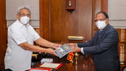 First-copy-of-book-titled-“THE-CONFLICT-THAT-ELUDED-PEACE”-presented-to-President